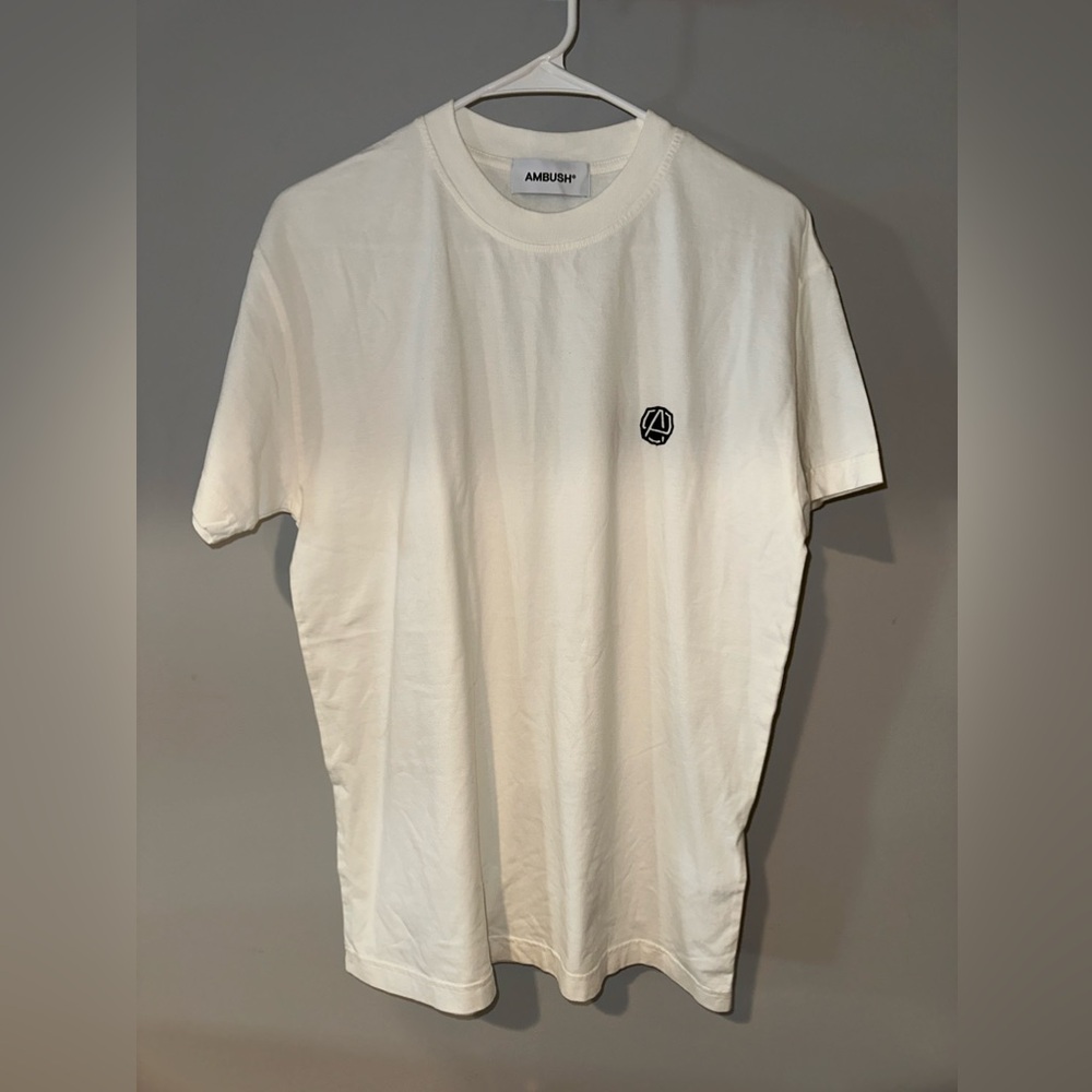 Ambush “Amblem Basic T-Shirt” in White | (Oversized Small) | *New*